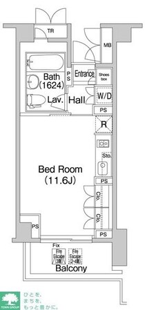 Brillia代官山プレステージの物件間取画像